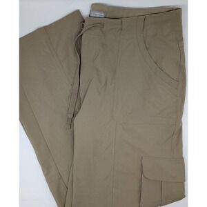 Nike ACG Women's‎ size 12 Cargo Pants Khaki Beige Hiking Outdoor Drawstring